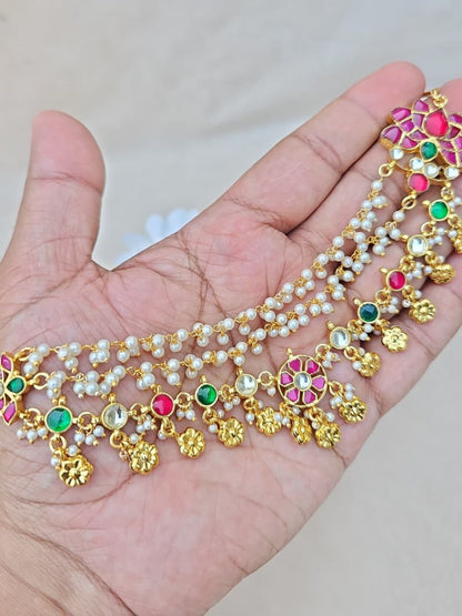 Multicolor Antique Ear Chain