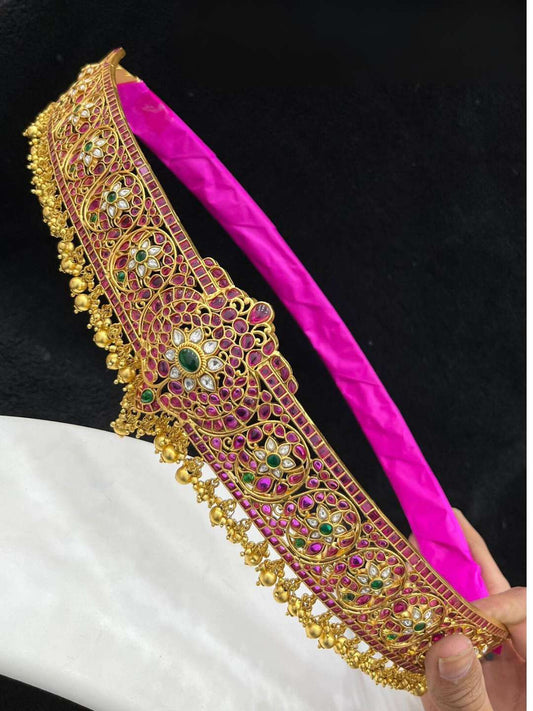 Matte Finish Kemp Green Waist Band