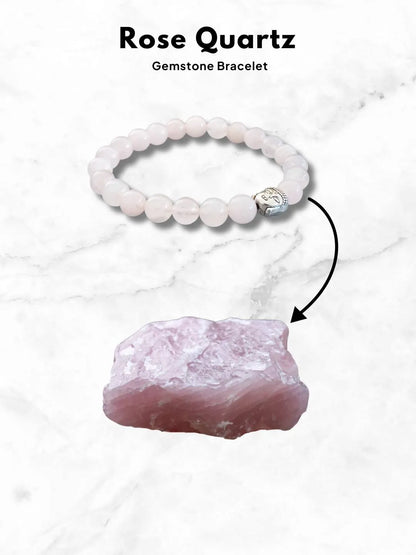 Rose Quartz Gemstone Bracelet