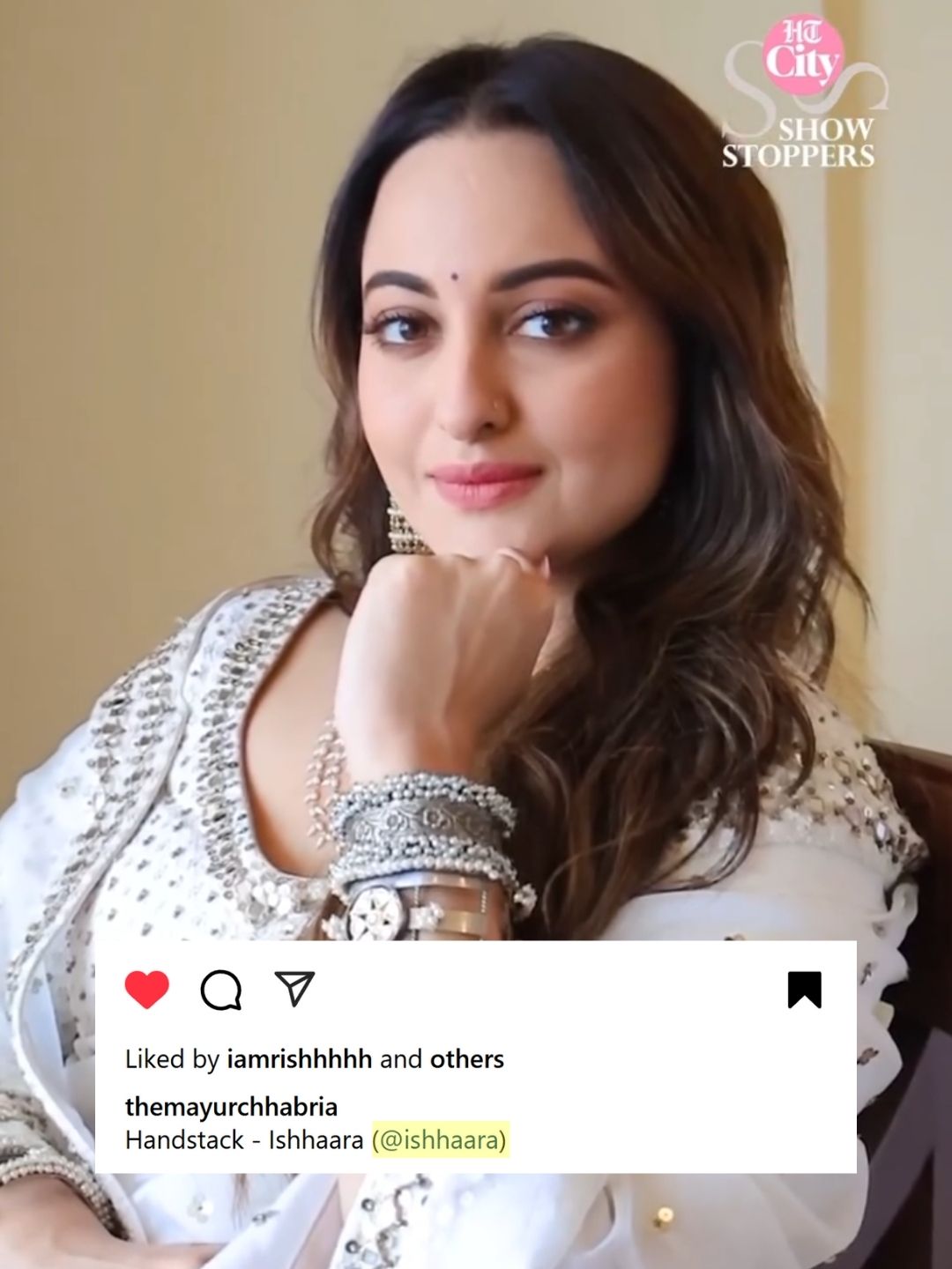 Ishhaara Sonakshi Sinha In Unique Traditional German Silver Plated Handcuff