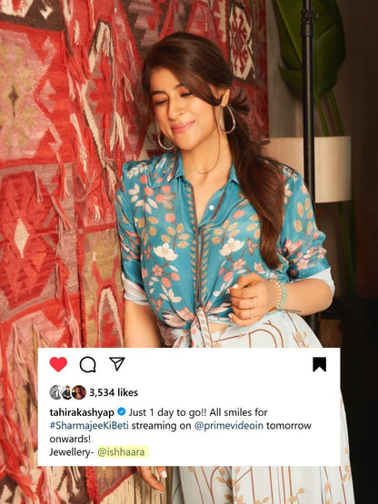 Smooth Teardrop Hoop Earrings