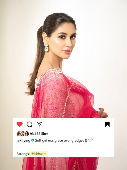 Polki Stone Ad Earring