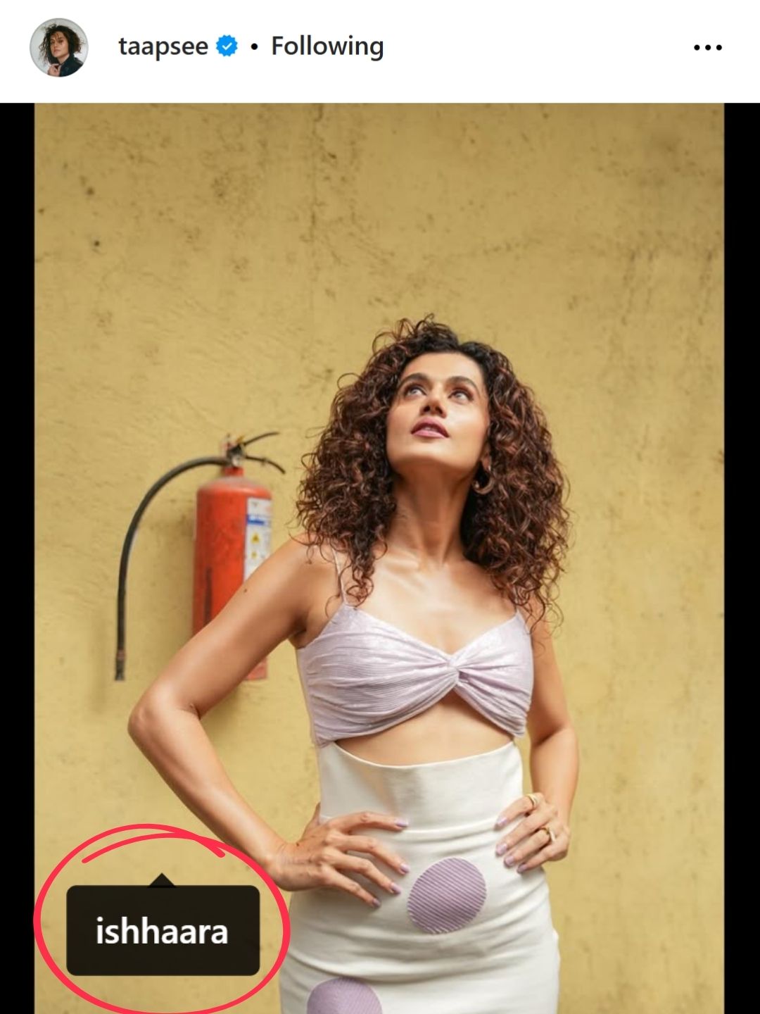 Ishhaara Taapsee Pannu In Enamel Huggies