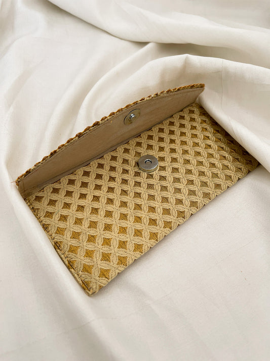 Vintage Gold Brocade Shagun Envelope