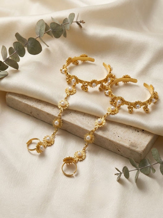 Pearl Studded Kashmiri Haath Phool