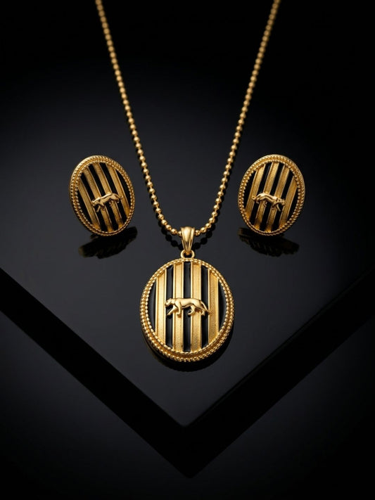 Stripe Pendant Necklace