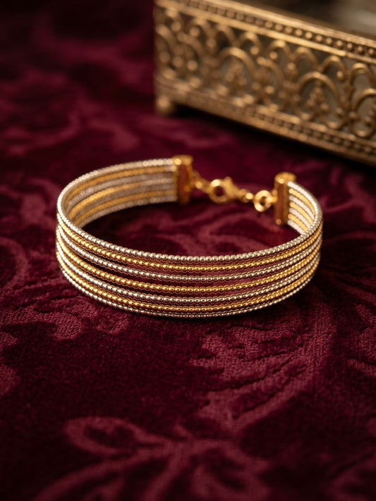 Elegant Striped Bold Bracelet