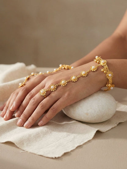 Pearl Studded Kashmiri Haath Phool