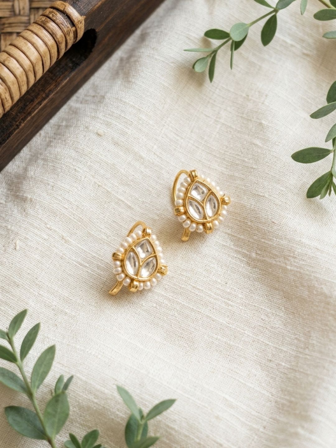 Jadau Kundan Bugadi Earrings