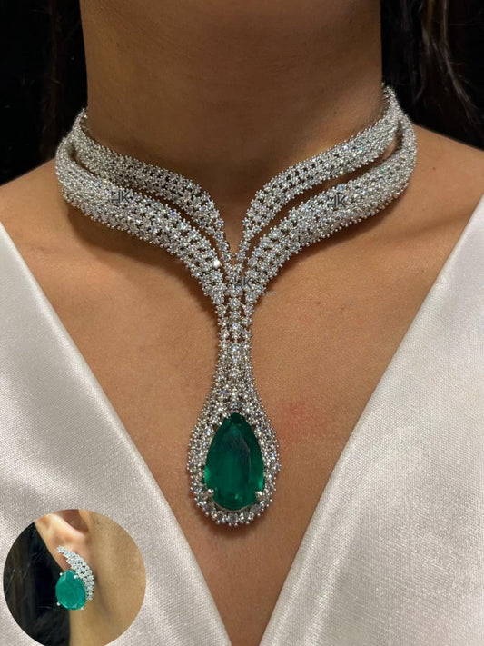Elegant Drop Shape Necklace