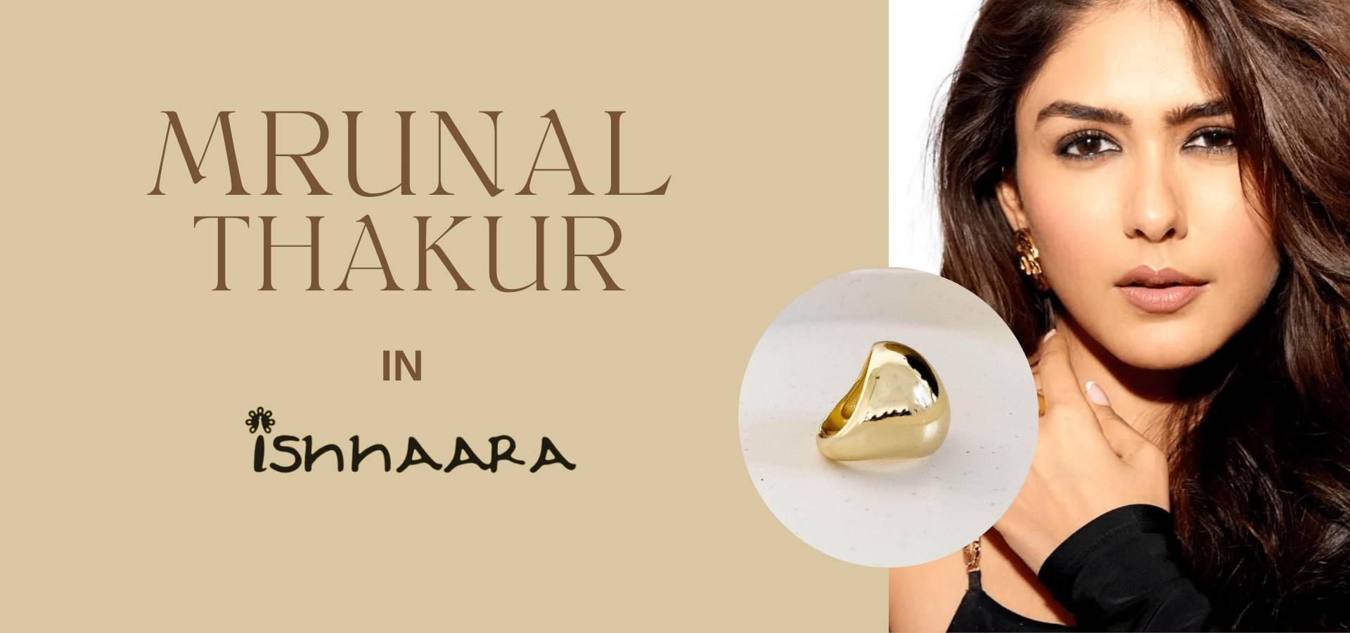 Mrunal Thakur jewellery