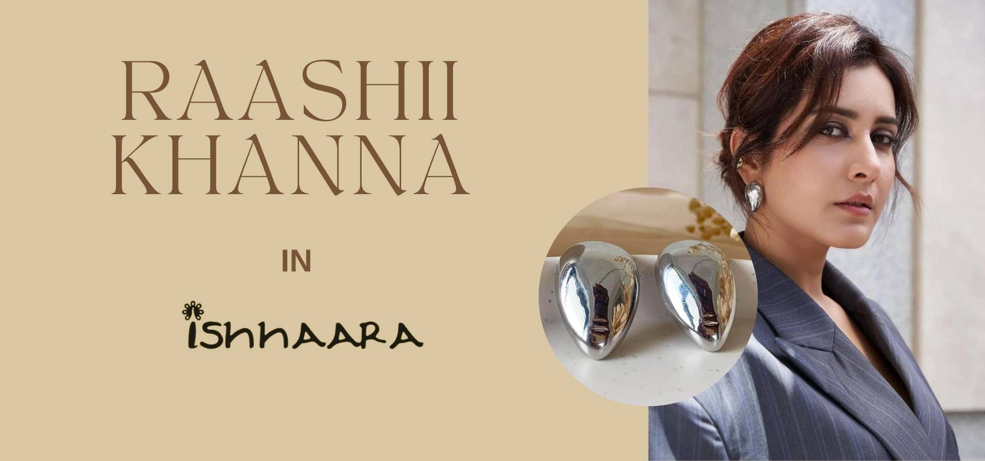 Raashii Khanna jewellery