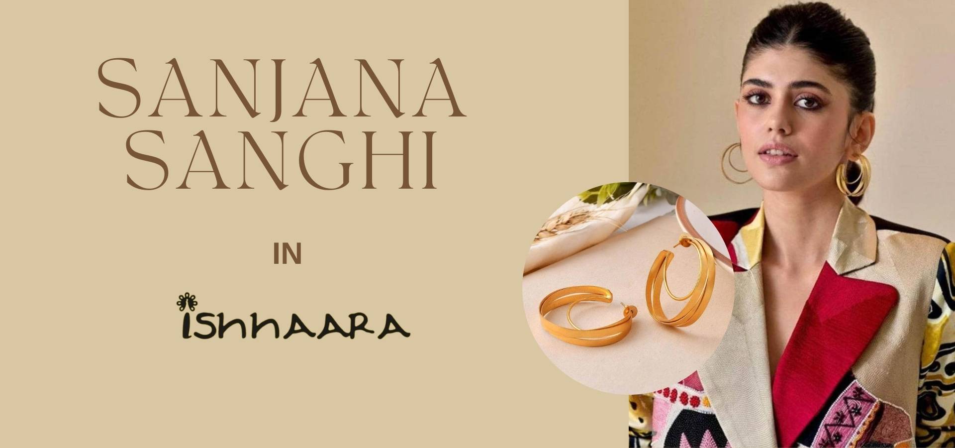 Sanjana Sanghi jewellery