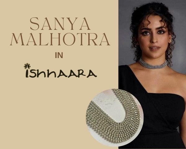 Sanya Malhotra jewellery