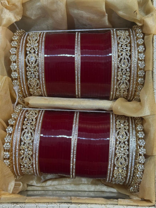 Drop Shaped Kundan Studded Bridal Chooda