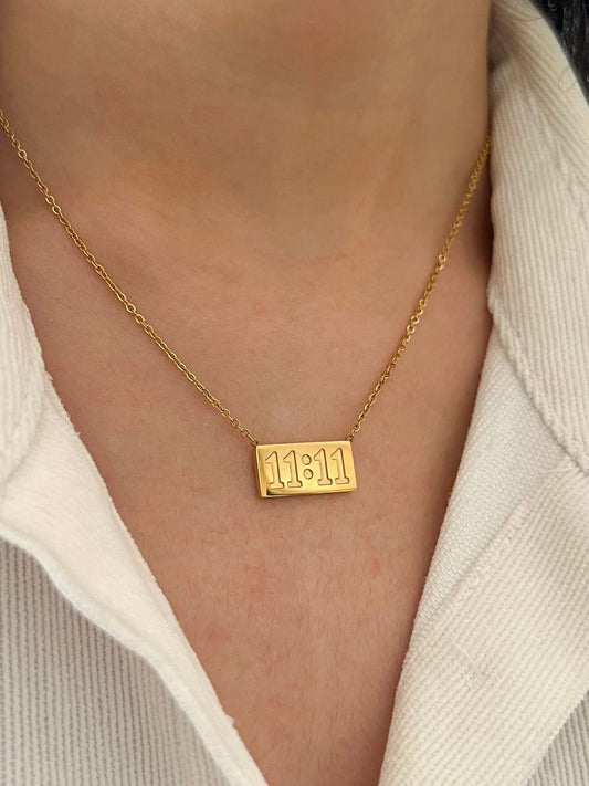 Ishhaara 11:11 Lucky Anti Tarnish Necklace