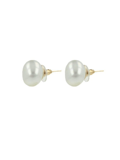 Ishhaara Nimrat Kaur In Pearl Statement Studs Super White
