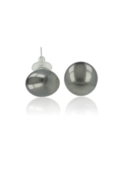 Ishhaara Pearl Statement Studs Gray
