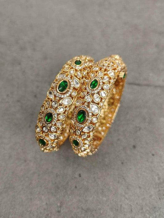 Ishhaara Enchanting Kundan Bangles Set