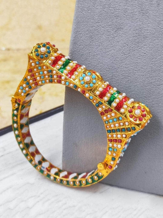 Ishhaara Meenakari Jadau Bangles