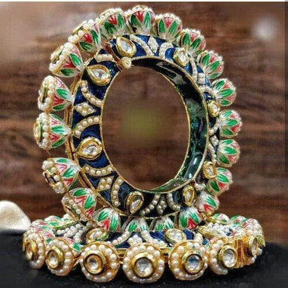Ishhaara Meenakari Kundan Bangles