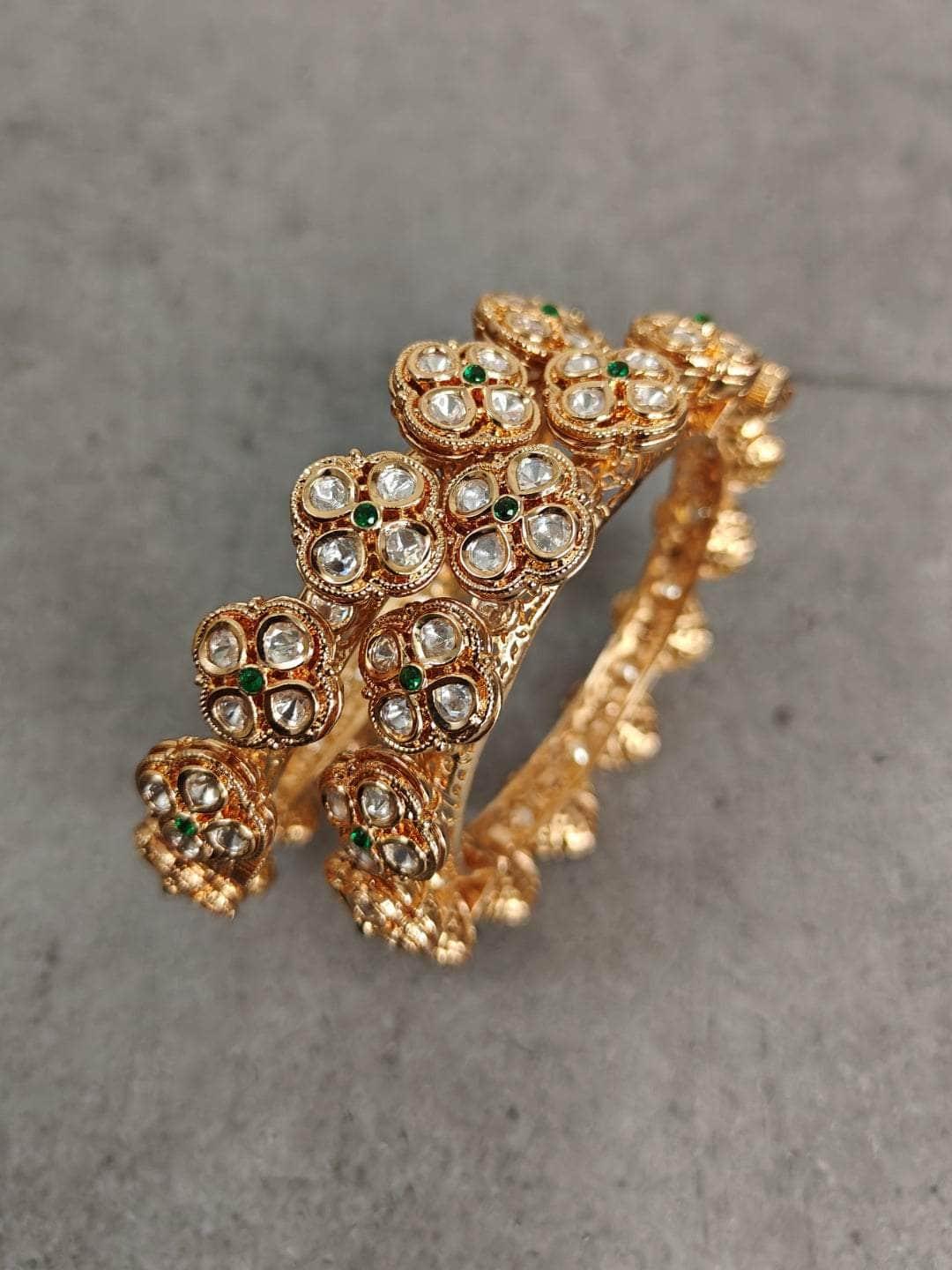 Ishhaara Radiant Kundan Bangles Set