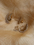 Ishhaara 3 In 1 Wings Ad Front Back Earrings