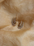 Ishhaara 3 In 1 Wings Ad Front Back Earrings