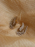 Ishhaara 3 In 1 Wings Ad Front Back Earrings