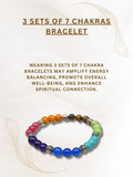 Ishhaara 3 Sets Of 7 Chakras Bracelet