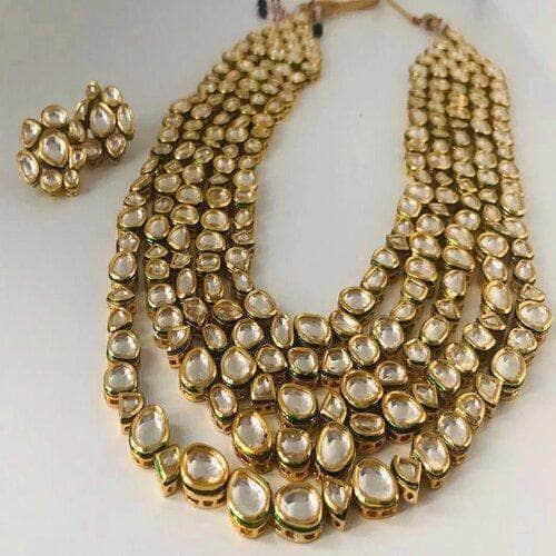 Ishhaara 5 Line Abstract Necklace