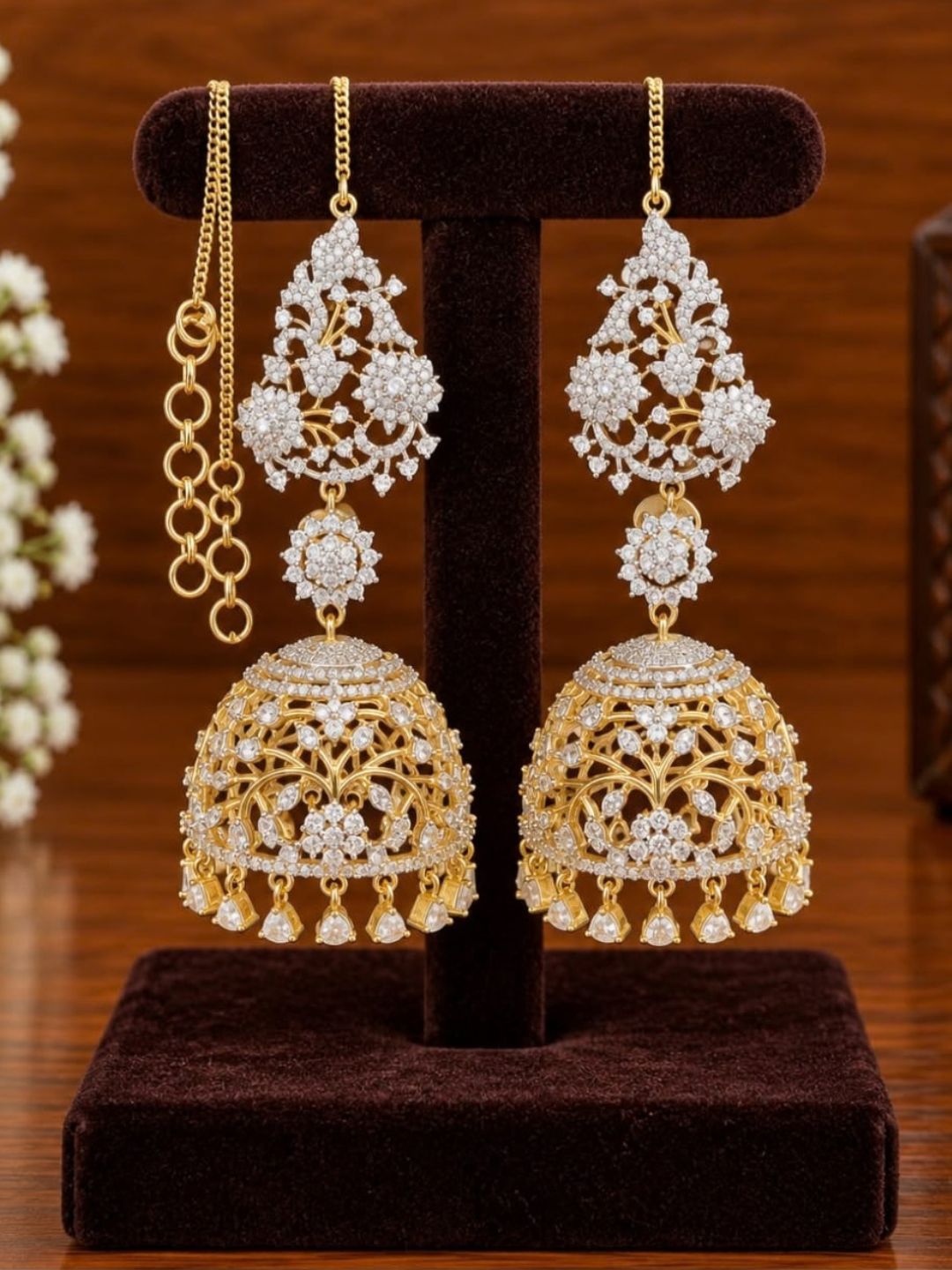 Ishhaara Ad Bridal Flourish Mattal Jhumka