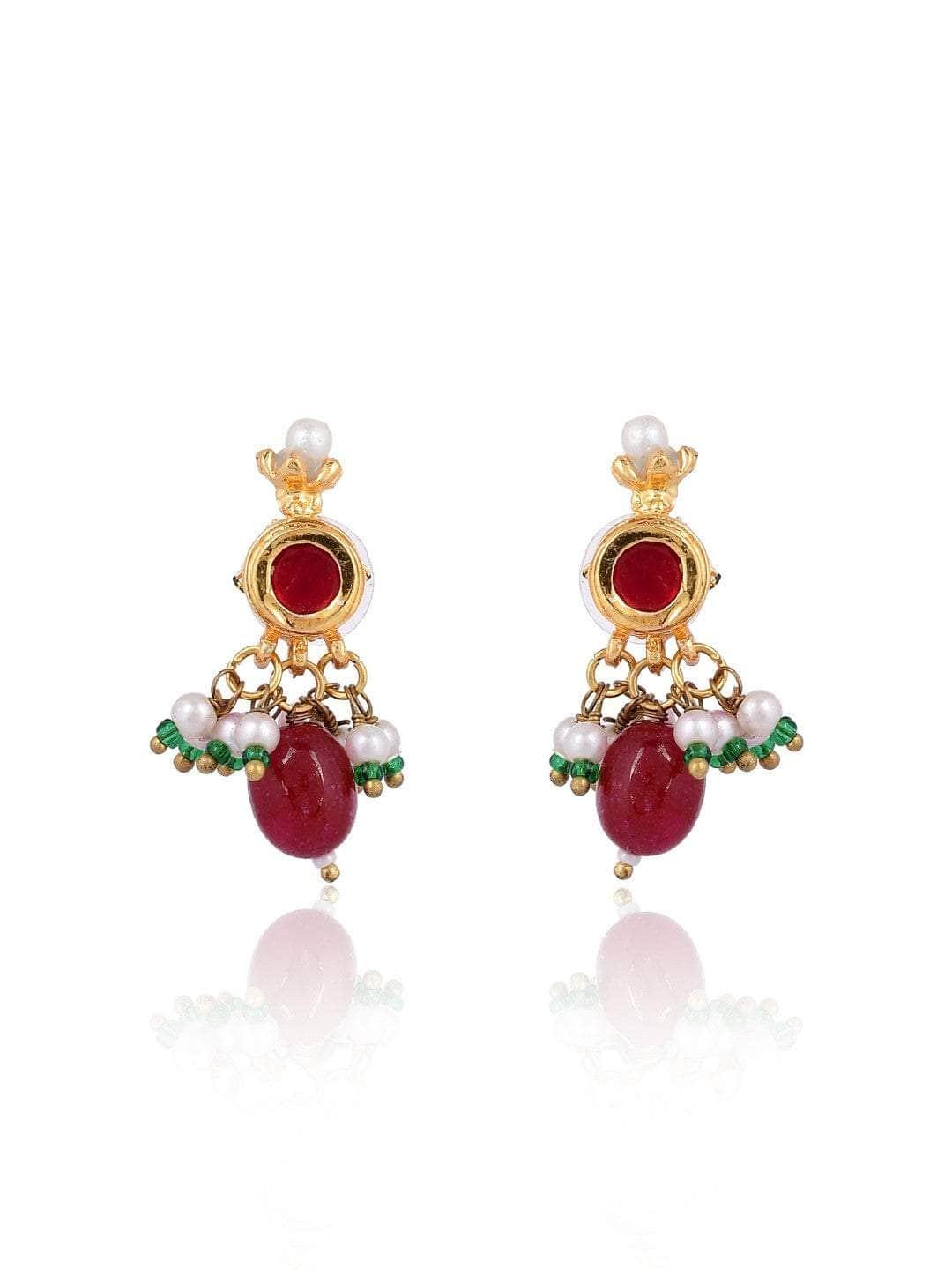 Ishhaara Ad Multi Color Kundan Necklace Set