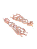 Ishhaara Ad Stone Brass Drop Earrings