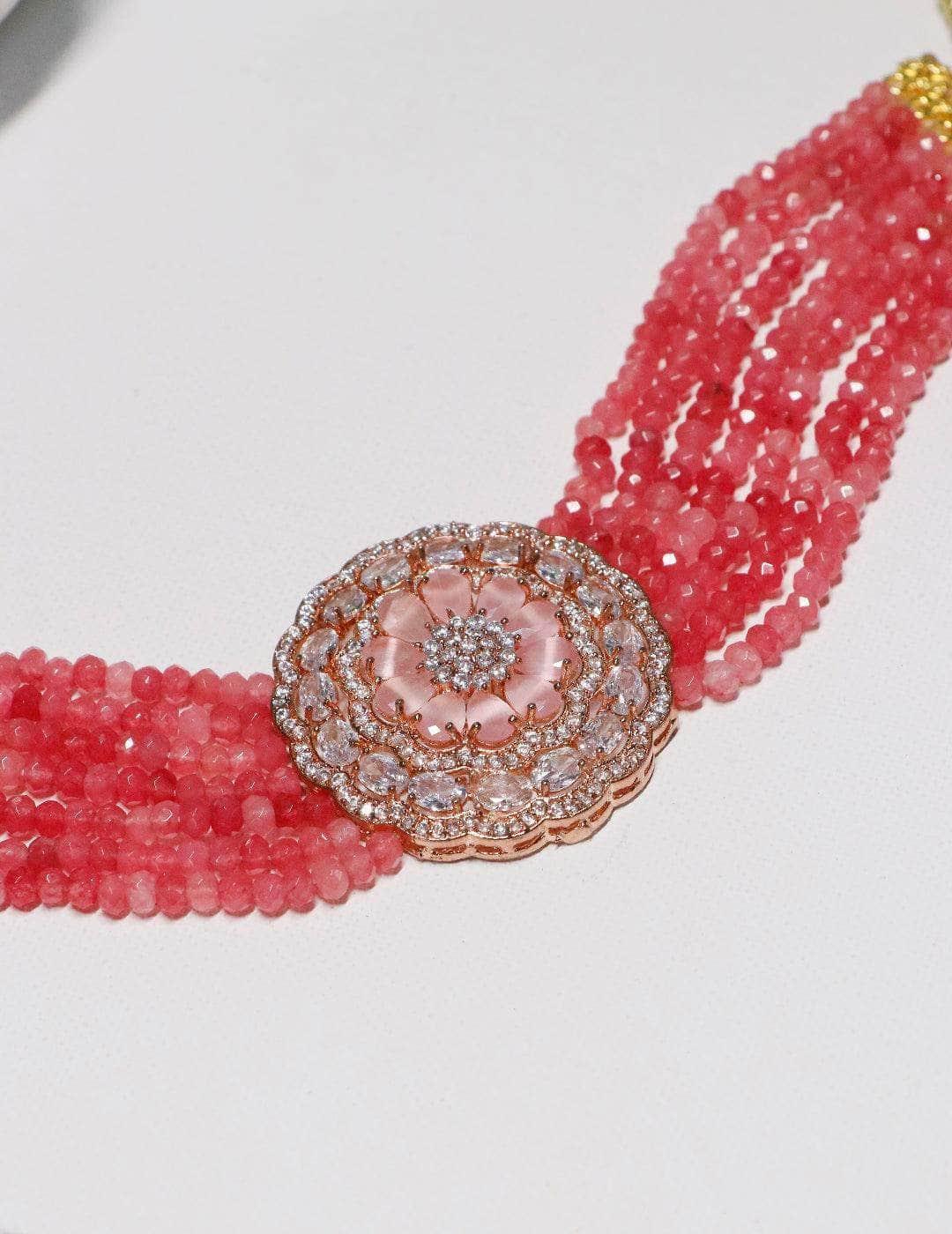 Ishhaara Ad Stone Choker Set