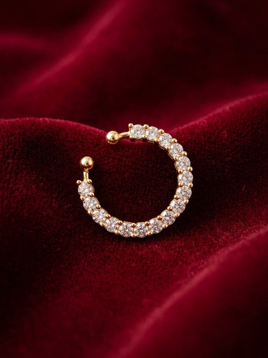 Ishhaara Ad Stone Ring Nath