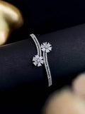 Ishhaara Ad Studded Bangle Style Bracelet