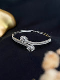 Ishhaara Ad Studded Bangle Style Bracelet