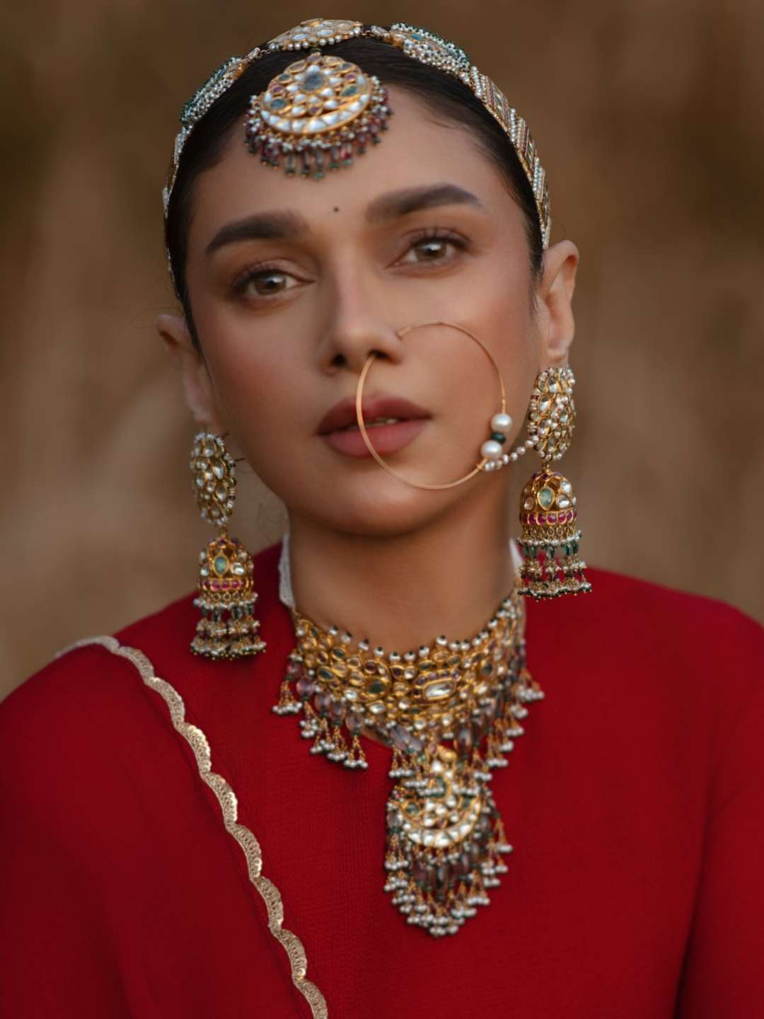 Ishhaara Aditi Rao Hydari Wedding Look Inspired Jwellery