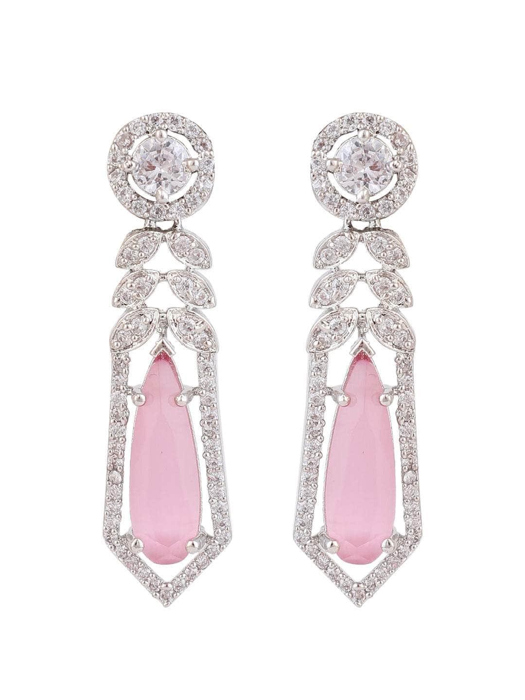 Ishhaara Aesthetic Ad Stone Necklace Set