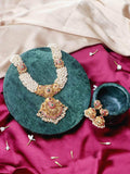 Ishhaara Alia Bhatt In Lakshmi Gutta Pusalu Haram Jewellery Set