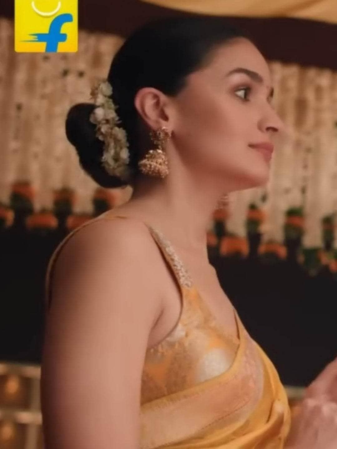 Ishhaara Alia Bhatt In Lakshmi Gutta Pusalu Haram Jewellery Set