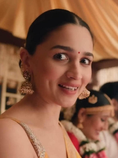 Ishhaara Alia Bhatt In Lakshmi Gutta Pusalu Haram Jewellery Set