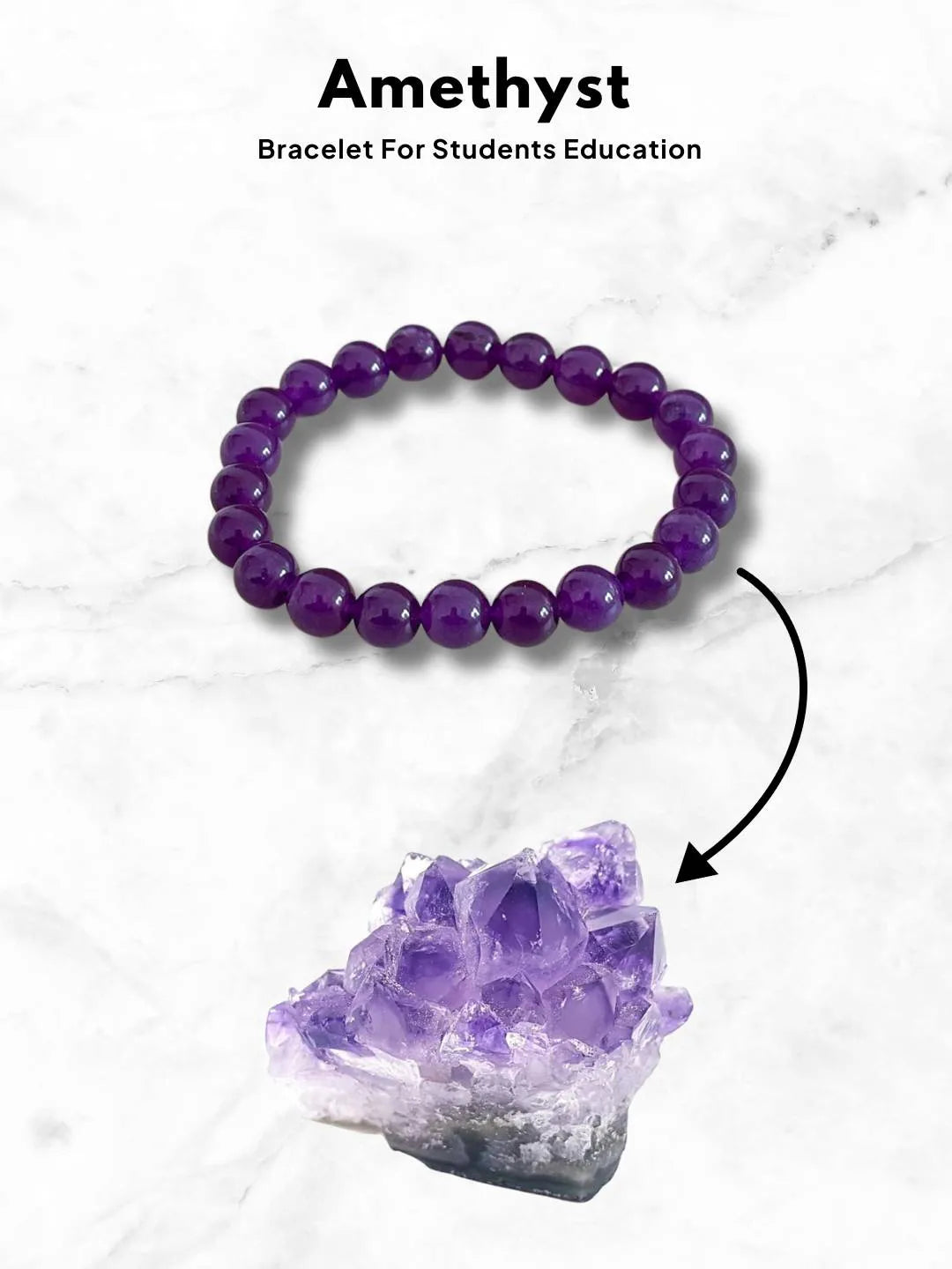 Ishhaara Amethyst Bracelet For Students Education