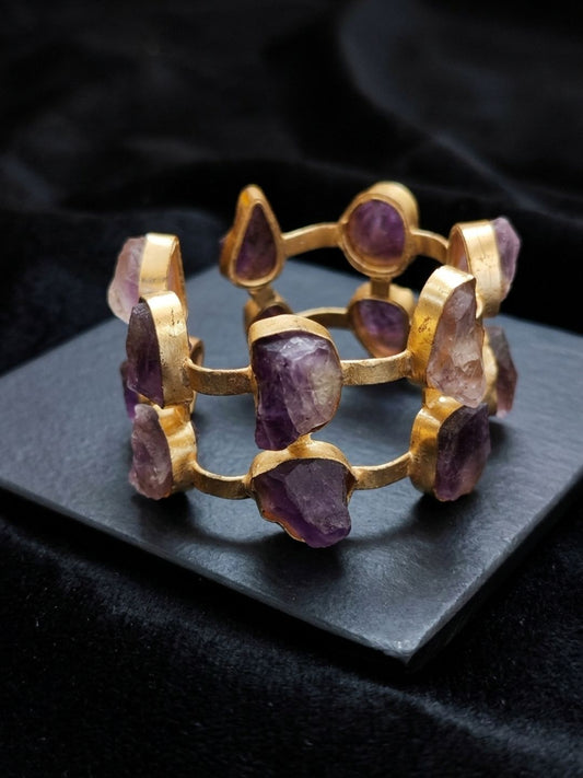 Ishhaara Amethyst Stone Bracelet