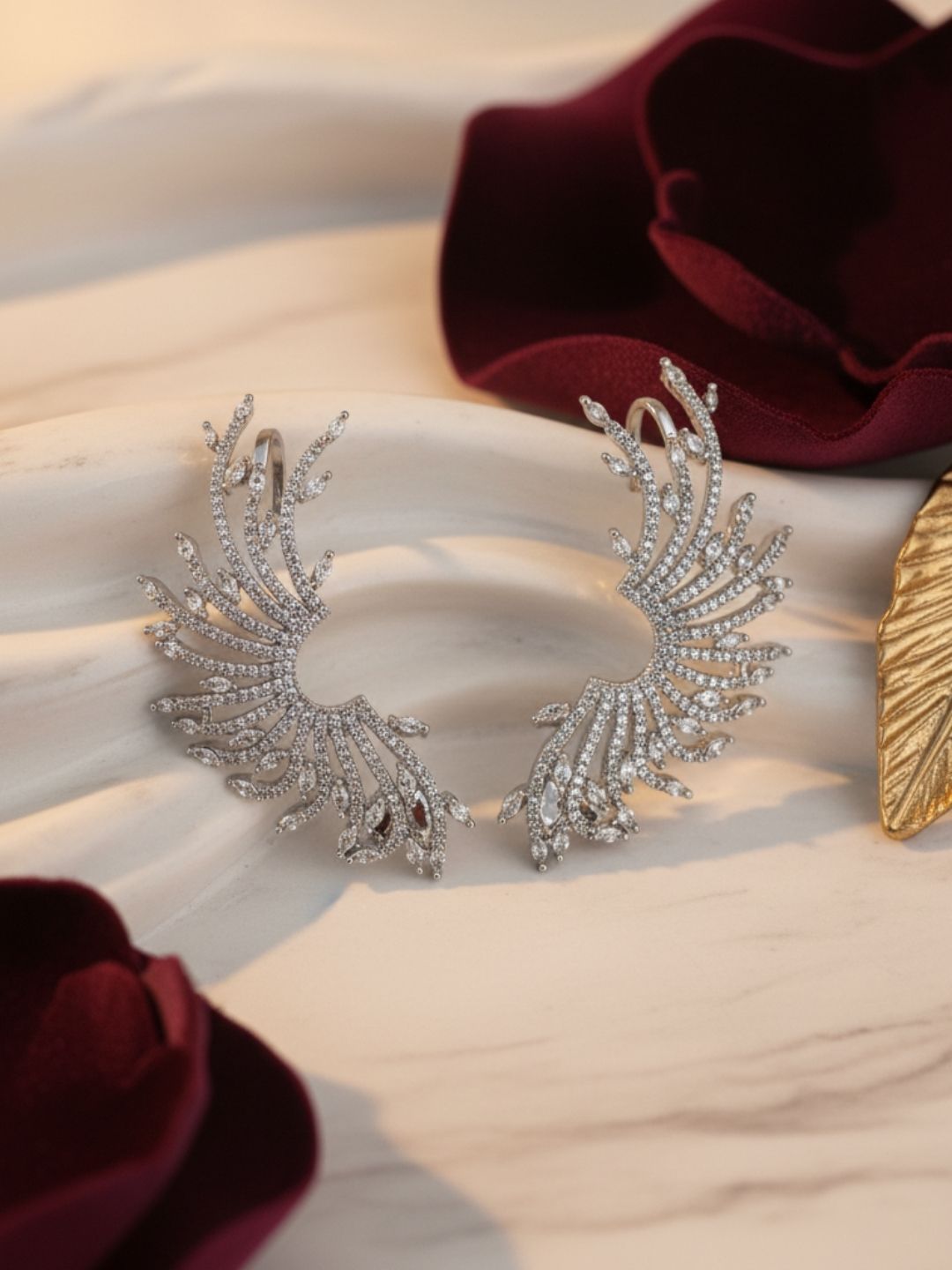 Ishhaara Angel Wing Earrings