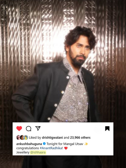 Ishhaara Ankush Bahuguna In Vintage Silver Amethyst Ring