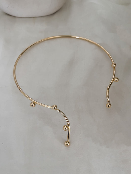 Ishhaara Anti Tarnish Long Hasli Necklace