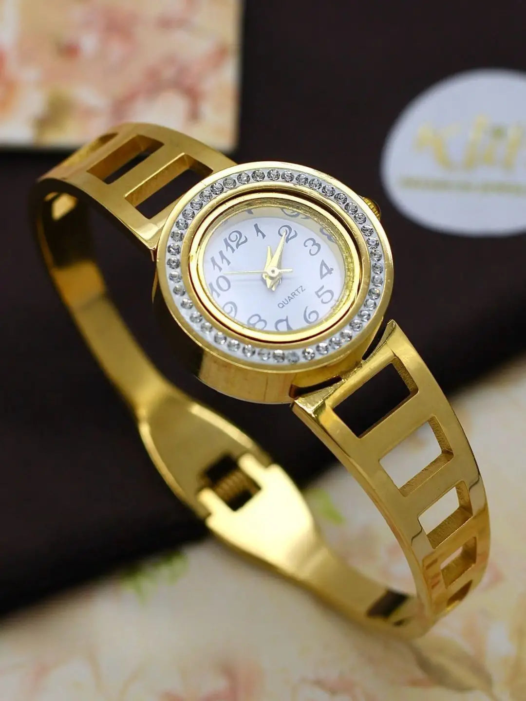 Ishhaara Anti Tarnish Openable Kada Bracelet Watch