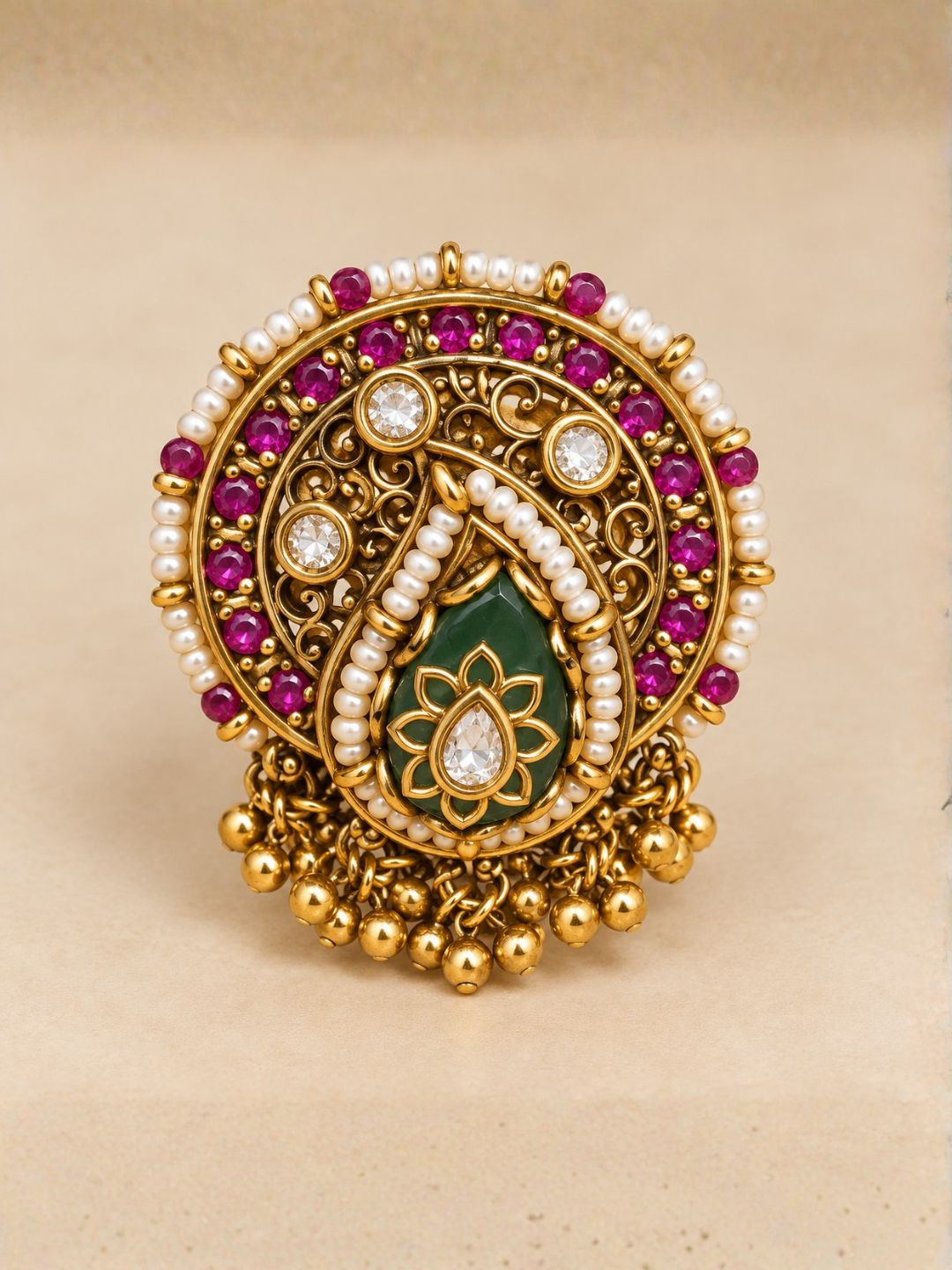 Ishhaara Antique Adjustable Ring